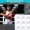 Junkin 12 Pairs 98.4 Inch Boxing Hand Wraps Bulk for Boxing Birthday Party Gifts Mexican Style MMA Handwraps Stretch for Men Women Wrestling Birthday Party Decorations view 4