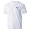 Palmyth Men's Fishing Shirt Short Sleeve Sun Protection UV UPF 50+ SPF T-Shirt (White/Redfish Tail, XL) view 4
