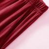 JEsilunmaMY Men's Loose Casual Summer Shorts Elastic Waist Stretch Comfy Sleep Shorts Solid Color Pajama Short with Pocket (Red,3X-Large) view 3