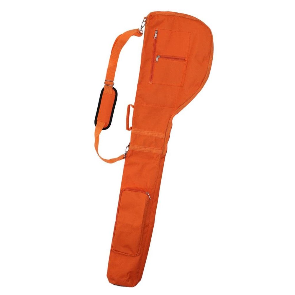 pistro Golf Bag Travel Golf Club Cover Putter Carry Case Protector Shoulder Case - Orange
