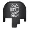 NDZ Performance Rear Slide Cover Plate for Smith & Wesson M&P M2.0 Full Size & Compact 9MM .40 S&W .357 Sig .45 ACP Laser Engraved Aluminum in Black - Group Therapy Target view 1
