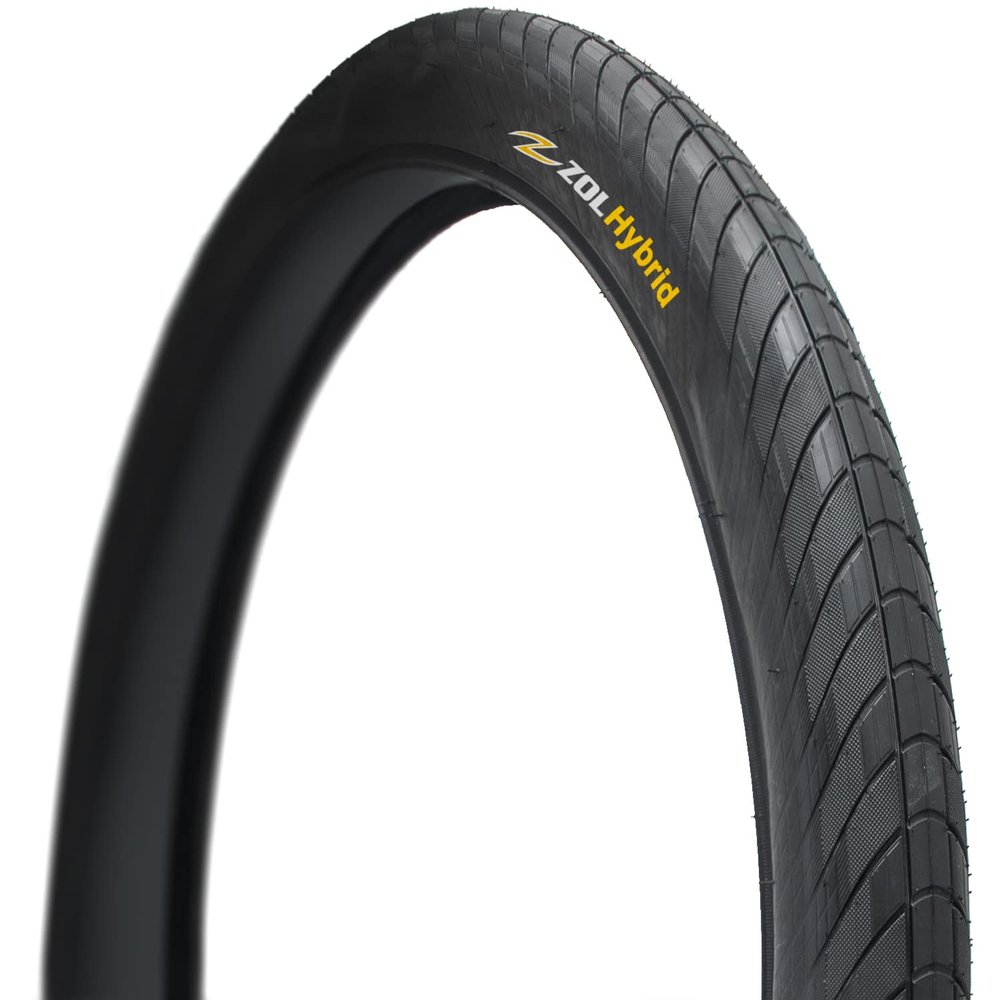 ZOL 27.5x2.40 Inch 650x40c Bike Tire for E-Bikes Mountain Road MTB Hybrid and Electric Bicycle