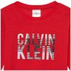 Calvin Klein Girls' Long Sleeve Brushed Micro Pajama Set, Stars/Leopard, 8T view 2