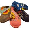 Harry Potter Boys or Girls Kids 5 Pack No Show Socks - 3 Pattern Options Charaters and Hogwarts Houses Size 6-8.5 (Harry Potter Characters) view 3