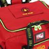 Lightning X Custom Embroidered Rip-Away Patch for LXP Fire Fighter Turnout Gear Bags w/Embroidered Name - RED view 4