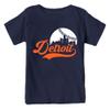 Xtreme Apparrel Detroit Baseball Skyline Kid's Fan T-Shirt (Navy T-Shirt, 4T) view 1