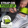 Gradient Fitness Ankle Straps (2 Pack) | Ankle Strap for Cable Machine, Ankle Bands for Working Out, Cable Ankle Strap, Cable Machine Attachment, Ankle Cable Attachments for Gym (Green, 2 D-Rings) view 3