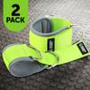 Gradient Fitness Ankle Straps (2 Pack) | Ankle Strap for Cable Machine, Ankle Bands for Working Out, Cable Ankle Strap, Cable Machine Attachment, Ankle Cable Attachments for Gym (Green, 2 D-Rings) view 4