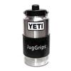 JugGrips YETI Grip Sleeve for Hard to Open Lids, Rambler 1 Gallon Jug Lid Opener, YETI Jug Silicone Sleeve, Lid Opener for 128oz, Yeti Rambler Water Jug, Yeti Accessories (Black) view 1