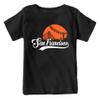 San Francisco Baseball Skyline Kid's Fan T-Shirt (Black T-Shirt, 2T) view 1