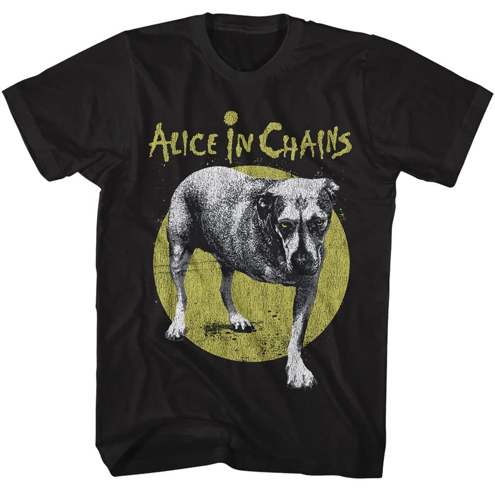 American Classics Alice in Chains T Shirt Self Titled Album Cover Men's Short Sleeve 90s Music Graphic Tees Black