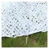 3X4M 4X7M 5X10M 8X8M 10X10M Gazebo Decoration Camouflage Net Sun Protection, Blinds Sunshade Net, Snow Camo Netting, Customizable, For Outdoor Camping Pergola Theme Party Decorations - White ( Size : view 2