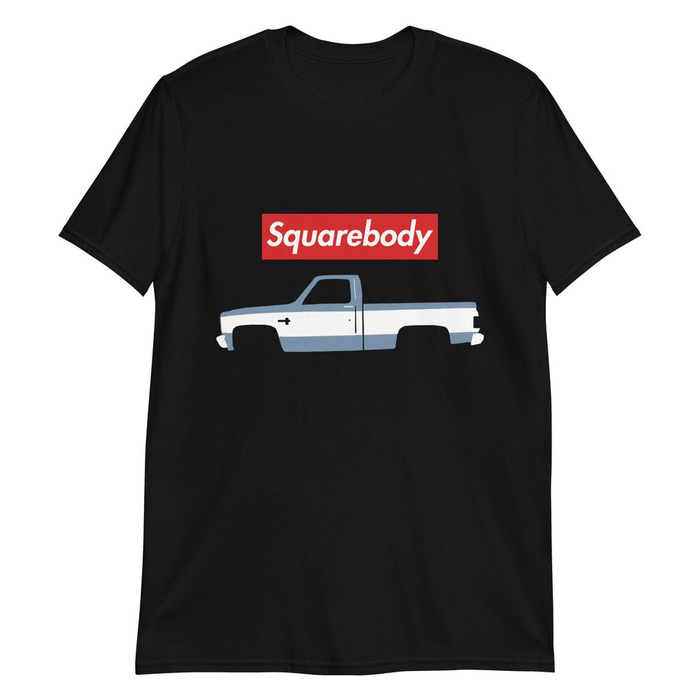 JG Infinite 1987 Chevy C10 Silverado Squarebody Square Body Pickup Short-Sleeve T-Shirt