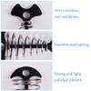 6Pcs Aluminium Alloy Fishbone Deck Anchors with Carabiners, Windproof Deck Anchor Pegs Tie Down Tent Stakes with Spring Buckle, Adjuster Tensioner Set for Furniture Camping Hiking (Black) view 4