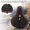 Bikes Seat Cover, Bikes Seat with Reflective Strip for Men Women, Shock Absorption Mountain Bikes Seat, Comfortable Bikes Saddle Cushion Pad for Mountain Road Pilipane view 3