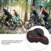 Bikes Seat Cover, Bikes Seat with Reflective Strip for Men Women, Shock Absorption Mountain Bikes Seat, Comfortable Bikes Saddle Cushion Pad for Mountain Road Pilipane view 4