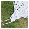 White Camouflage Net, Snow Camo Netting 2x3m, 5x6m, 6x8m, 8x8m Hunting Military Net Indoor Outdoor Decoration Garden Pergola Camping Gazebo, Shade Net, Car Cover, Reinforced Camouflage Netting ( Size view 4