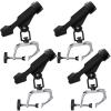 4 Pcs Fishing Boat Rods Holder 360 Degree Adjustable Folding Fishing Pole Holders with Large Clamp Opening for Boat Trolling Holder Pole Stand Rack Rod Bracket for Kayak Canoe Dock view 1
