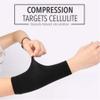 NSQFKALL Shaperwear Arm 420D Slimming Elastic Women Sleeves Shaping Accessory Clip Dresses (black, One Size) view 3