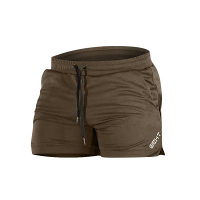 WENKOMG1 Men's 5 Inch Athletic Bottoms Solid Color Fast Dry Drawstring Bottoms Jogging Shorts,Swim Brief Boxers Sports Short SweatShorts Workout(Khaki,X-Large)