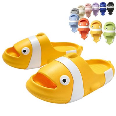 AIUKAKP Fish Sides Fish slippers Fish Sandale Shoes Shark Open Toe Slippers Novelty Men Shower Shoes Women