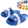 AIUKAKP Fish Sides Fish slippers Fish Sandale Shoes Shark Open Toe Slippers Novelty Men Shower Shoes Women view 1