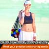 60 Pcs Tennis Balls Bulk Standard Tennis Training Ball Tennis Practice Balls PET Dog Playing Balls Tennis Accessories for Beginner Practice Training Sports, 6 Colors view 4