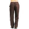 JEsilunmaMY Men's Linen Lounge Pants Elastic Waist Drawstring Pocket Slacks Solid Color Casual Loose Straight Leg Trousers (Coffee,4X-Large) view 4