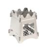 BRASSU Outdoor Camping Folding Stainless Steel firewood Stove Hiking Portable Ultra-Light Titanium Alloy firewood Stove (Size : S/S Square) view 1
