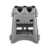 BRASSU Outdoor Camping Folding Stainless Steel firewood Stove Hiking Portable Ultra-Light Titanium Alloy firewood Stove (Size : S/S Square) view 4