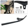 Carbon Fibre Mountain Bike Integrated Stem Handlebar 600-800mm Superlight High Strength 28.6 Fork Diameter 3K Matte Bicycle Handlebars Stem Length 70/80/90/100mm,Black,100 * 680mm view 4