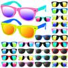 AGGKKY 24 Pack Kids Sunglasses Bulk Party Favors, Neon Kids Sunglasses Bulk Boys Girls with UV400 Protection for Birthday Party Favors view 1