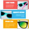 AGGKKY 24 Pack Kids Sunglasses Bulk Party Favors, Neon Kids Sunglasses Bulk Boys Girls with UV400 Protection for Birthday Party Favors view 3