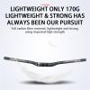 31.8mm T800 Carbon Fiber Mountain Bike Handlebars 580-760mm Extra Long Flat/Riser Bar MTB Handllebars Super Light 3K Matte Bicycle Handlebars,Black,Flat Bar 600mm view 2