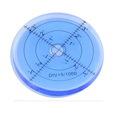 Ujicde Golf Ball Marker, Pro Putt Green Reader, Golf Putting Aid Round Bubble Level High Precision Reader Tool Golf Accessories (Color : Blue)