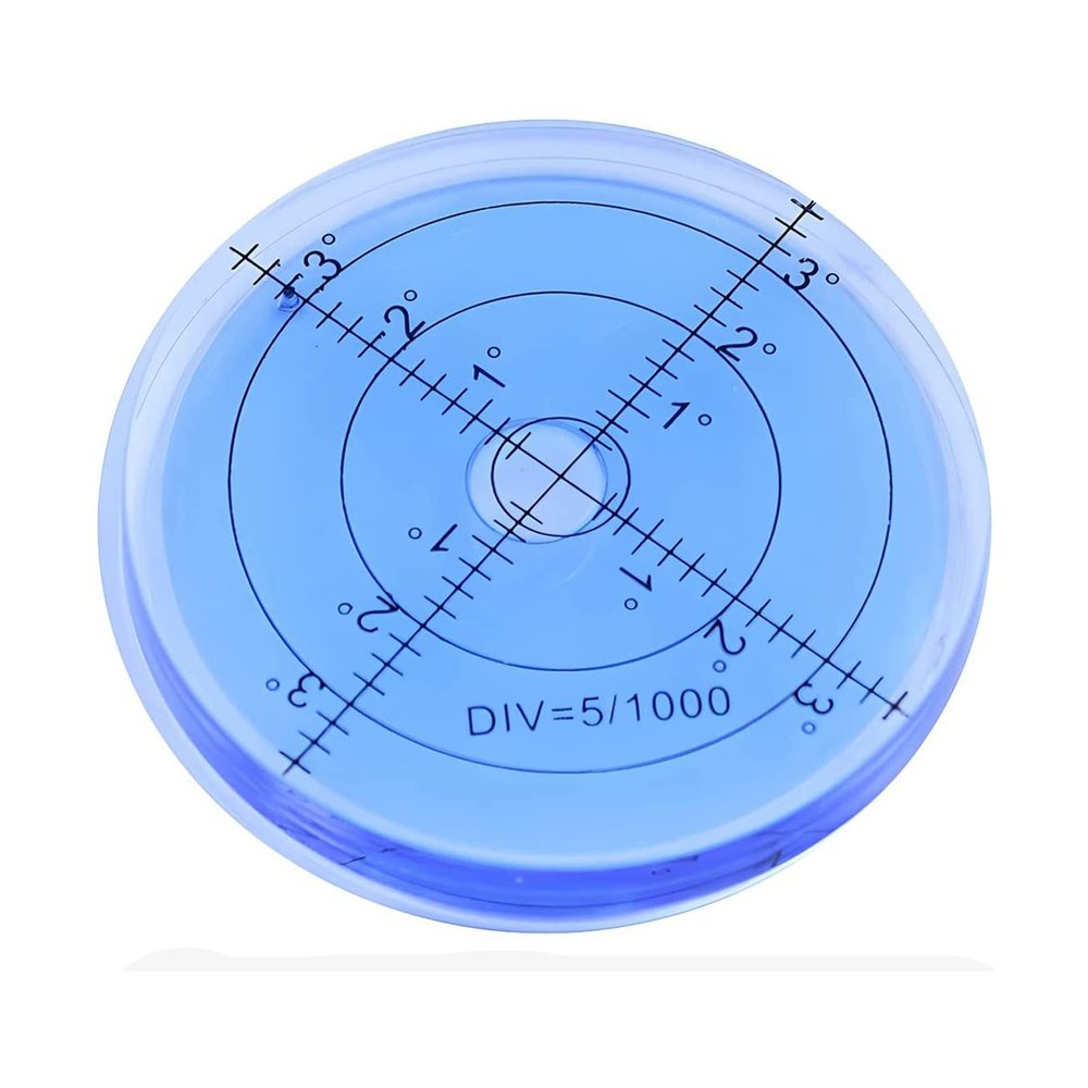Ujicde Golf Ball Marker, Pro Putt Green Reader, Golf Putting Aid Round Bubble Level High Precision Reader Tool Golf Accessories (Color : Blue)
