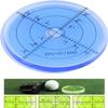 Ujicde Golf Ball Marker, Pro Putt Green Reader, Golf Putting Aid Round Bubble Level High Precision Reader Tool Golf Accessories (Color : Blue) view 2