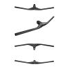 Carbon Fibre Mountain Bike Integrated Stem Handlebar 600-800mm Superlight High Strength 28.6 Fork Diameter 3K Matte Bicycle Handlebars Stem Length 70/80/90/100mm,Black,90 * 740mm view 1