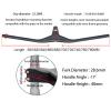 Carbon Fibre Mountain Bike Integrated Stem Handlebar 600-800mm Superlight High Strength 28.6 Fork Diameter 3K Matte Bicycle Handlebars Stem Length 70/80/90/100mm,Black,90 * 740mm view 4