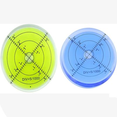 Ujicde Golf Ball Marker, Pro Putt Green Reader, Golf Putting Aid Round Bubble Level High Precision Reader Tool Golf Accessories (Color : 2Pcs)