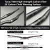31.8mm T800 Carbon Fiber Mountain Bike Handlebars 580-760mm Extra Long Flat/Riser Bar MTB Handllebars Super Light 3K Matte Bicycle Handlebars,Black,Flat Bar 760mm view 4