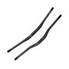Full Carbon Mountain Bike Handlebars 31.8 Diameter * 750-820mm Riser Bars 3K Matt Glossy 15mm/25mm Rise High Strength Super Light Bike Accessories MTB Handlebars,Black B,Rise15mm/750mm view 1
