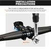 Full Carbon Mountain Bike Handlebars 31.8 * 580-760mm Riser/Flat Bars 3K Matt Glossy High Strength Super Light Bike Accessories MTB Handlebars for Mountain Bikes,Black,Riser Bar 600mm view 4
