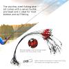 YOTO Fishing Leaders,Stainless Steel Tackle Rig with Tackle Lure Swivels Snaps, Saltwater rig Wire Leader Fishing Leader Wire Bottom rigs for Saltwater view 3