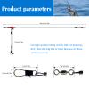 YOTO Fishing Leaders,Stainless Steel Tackle Rig with Tackle Lure Swivels Snaps, Saltwater rig Wire Leader Fishing Leader Wire Bottom rigs for Saltwater view 4