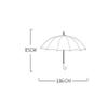 ZAEGO Umbrellas for Rain Semi Automatic Big Umbrella Wooden Windproof Long Handle Windproof Umbrella Rain Women Men Umbrellas for Rain Windproof (Color : F) view 2