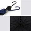 ZAEGO Umbrellas for Rain Semi Automatic Big Umbrella Wooden Windproof Long Handle Windproof Umbrella Rain Women Men Umbrellas for Rain Windproof (Color : F) view 3
