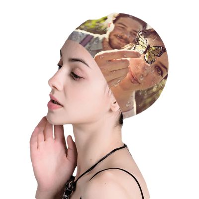Custom Swim Cap with Photo Personalized Silicone Swim Cap for Men and Women Swimming Customized Swimmers Cap for Short and Medium Length Hair
