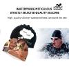 Custom Swim Cap with Photo Personalized Silicone Swim Cap for Men and Women Swimming Customized Swimmers Cap for Short and Medium Length Hair view 3