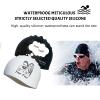 Custom Swim Cap with Photo Personalized Silicone Swim Cap for Men and Women Swimming Customized Swimmers Cap for Short and Medium Length Hair view 3